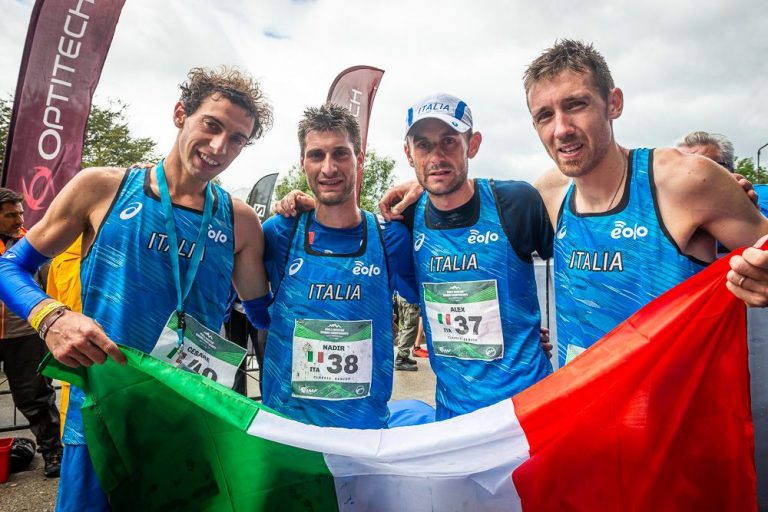 Cesare Maestri, Nadir Cavagna, Alex Baldaccini, Xavier Chevrier, Senior M, Team Italy