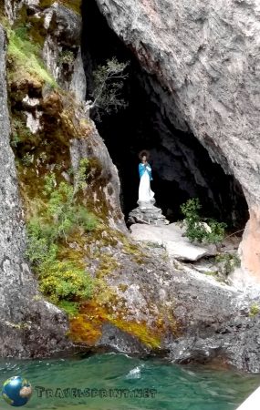 Gruta della Virgen, Villa Traful, correre in Patagonia